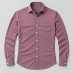 Camisa de vestir slim fit morada