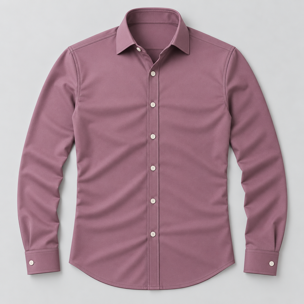 Camisa de vestir slim fit morada