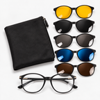 Lentes 6 en 1 modelo Lux con 5 clips y funda