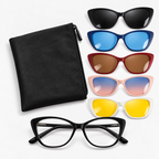 Lentes 6 en 1 modelo Wonder con 5 clips y funda