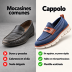 Comparación entre mocasines comunes y mocasines Cappolo