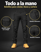 Todo a la mano: bolsillos del pantalón táctico
