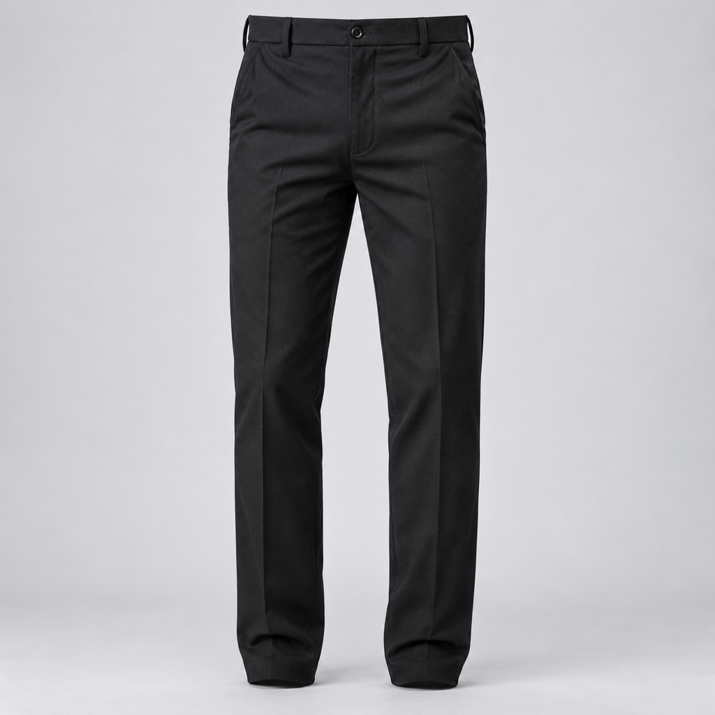 Pantalón de vestir elástico negro