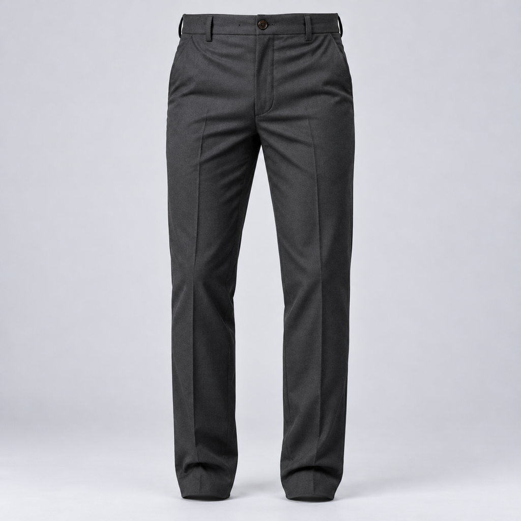 Pantalón de vestir elástico gris