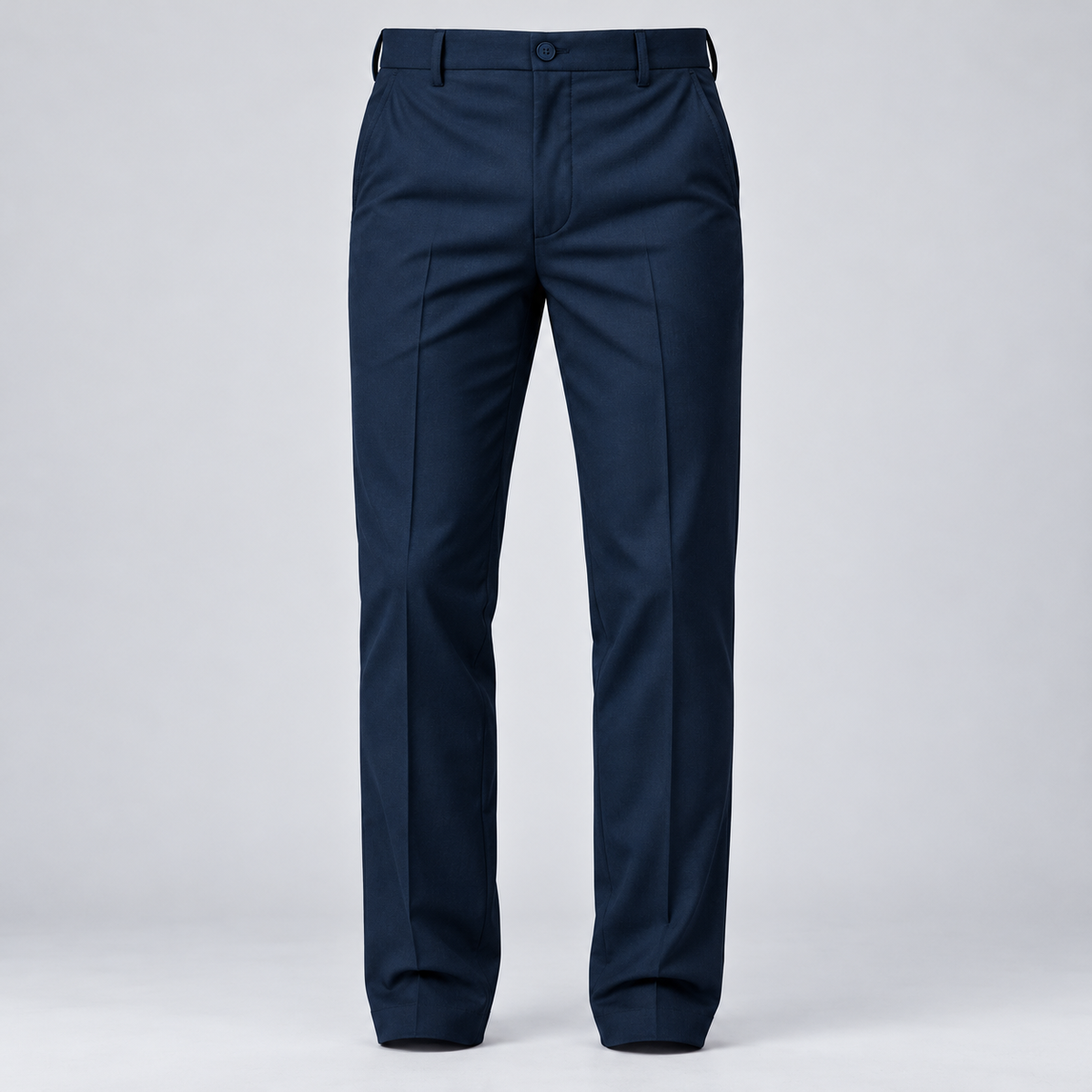 Pantalón de vestir elástico azul marino