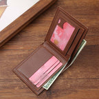 Cartera Delgada para Hombre de Piel Sintética Bifold - vista 7