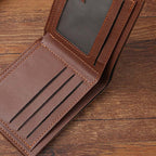 Cartera Delgada para Hombre de Piel Sintética Bifold - vista 9