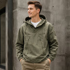 Chamarra Anorak con Capucha para Hombre Cortaviento - vista 8