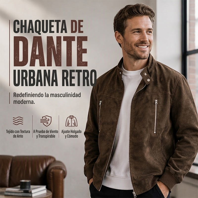 Chamarra Bomber Tipo Gamuza para Hombre Oversize