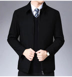 Chamarra Casual con Cuello Alto para Hombre - vista 2