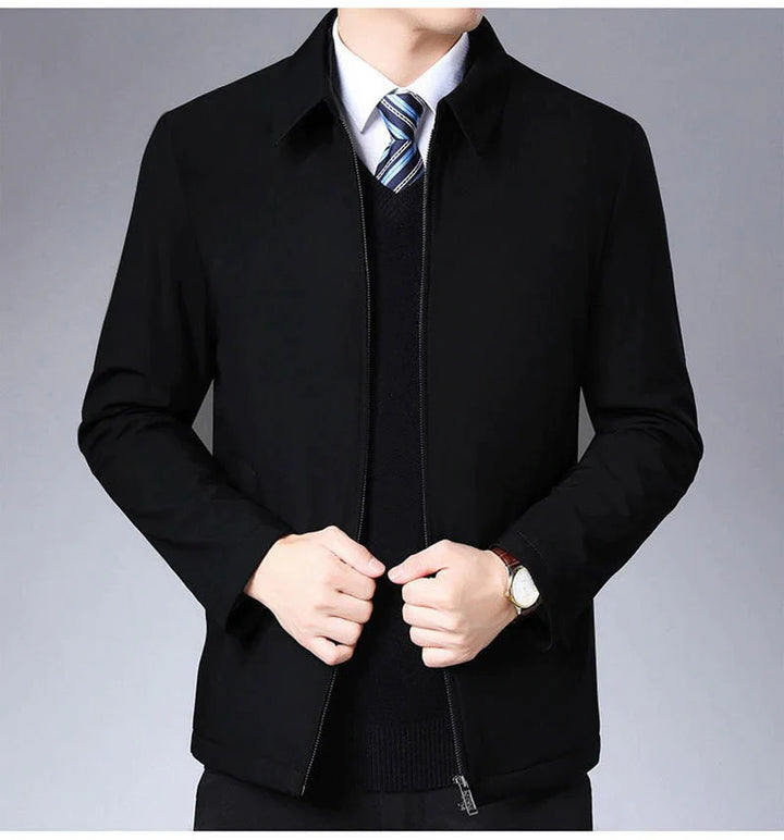 Chamarra Casual con Cuello Alto para Hombre - vista 2