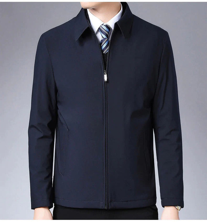 Chamarra Casual con Cuello Alto para Hombre - vista 4