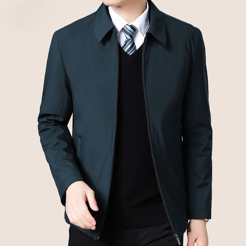 Chamarra Casual con Cuello Alto para Hombre - vista 5