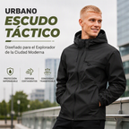 Chamarra Impermeable con Capucha para Hombre Estilo Urbano
