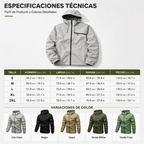 Chamarra Impermeable con Capucha para Hombre Estilo Urbano - vista 8