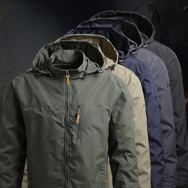 Chamarra Impermeable para Hombre Cortaviento - vista 4