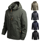 Chamarra Impermeable para Hombre Cortaviento en color verde