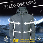 Chamarra Softshell para Hombre Resistente al Agua con Capucha - vista 11