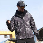 Chamarra Softshell para Hombre Resistente al Agua con Capucha - vista 13