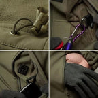 Chamarra Softshell para Hombre Resistente al Agua con Capucha - vista 9