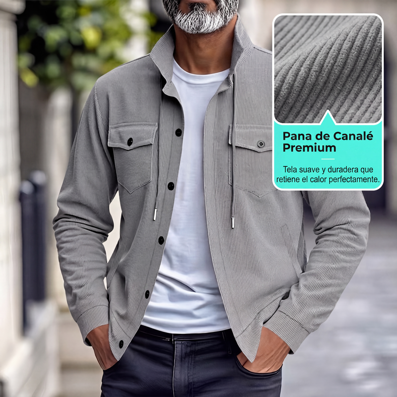Chaqueta de Pana Vintage para Hombre Corte Relajado - vista 4
