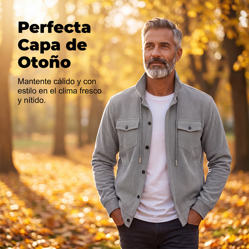 Chaqueta de Pana Vintage para Hombre Corte Relajado - vista 5
