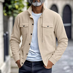 Chaqueta de Pana Vintage para Hombre Corte Relajado en color albaricoque