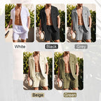 Conjunto de Lino para Hombre Camisa y Short