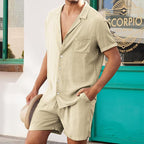 Conjunto de Lino para Hombre Camisa y Short - vista 7