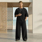 Conjunto Plisado para Hombre Playera y Pantalón Acanalado - vista 10
