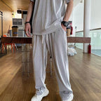 Conjunto de Seda Fría para Hombre Playera y Pantalón