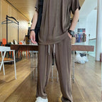 Conjunto de Seda Fría para Hombre Playera y Pantalón - vista 2
