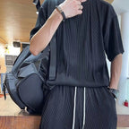 Conjunto de Seda Fría para Hombre Playera y Pantalón - vista 3