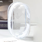 Estuche transparente para cargador marco blanco