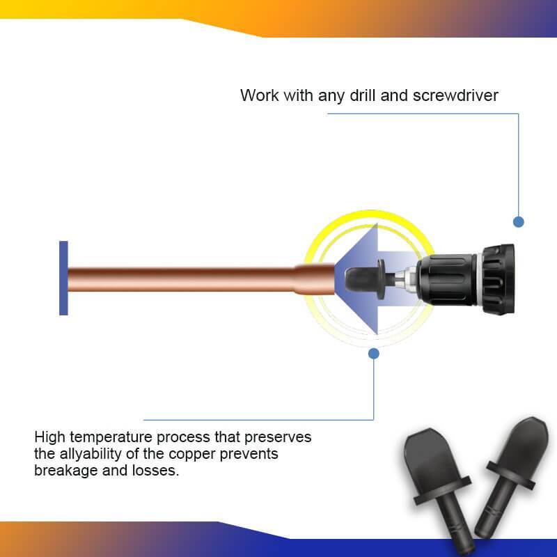 Expansor de Tubo de Cobre para Taladro 1/4" a 7/8" - vista 8