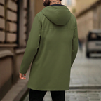 Gabardina Cortavientos con Capucha para Hombre Largo Medio - vista 8