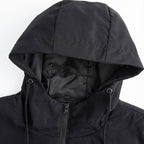 Gabardina Cortavientos con Capucha para Hombre Largo Medio - vista 9