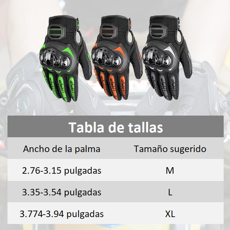 Guantes para Moto Táctiles con Protección en Nudillos - vista 5