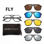 Lentes 6 en 1 con Clips Magnéticos de Sol para Hombre