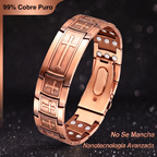 Brazalete de Cobre para Hombre con Imanes – 4 Diseños