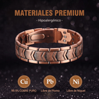 Brazalete de Cobre para Hombre con Imanes – 4 Diseños