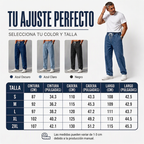 Jeans Holgados de Pierna Recta para Hombre con Cintura Elástica - vista 6