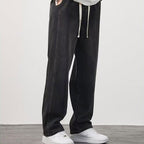 Jeans Holgados de Pierna Recta para Hombre con Cordón - vista 3
