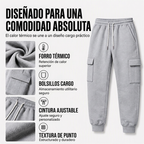 Jogger Cargo con Forro de Felpa para Hombre - vista 2