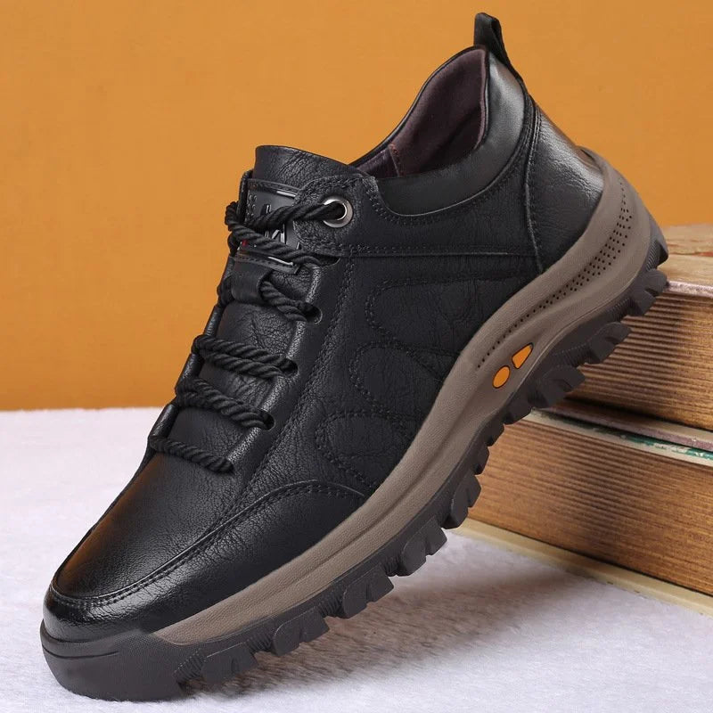 [50% rebajado] Zapatos casuales de cuero con costura a mano para hombre