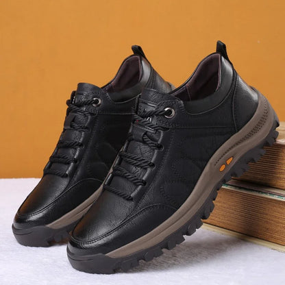 [50% rebajado] Zapatos casuales de cuero con costura a mano para hombre