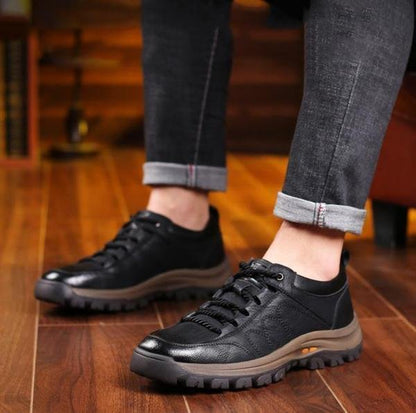 [50% rebajado] Zapatos casuales de cuero con costura a mano para hombre