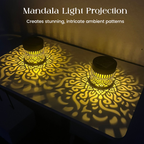 Lámpara Solar Proyector de Mandala para Jardín - vista 3