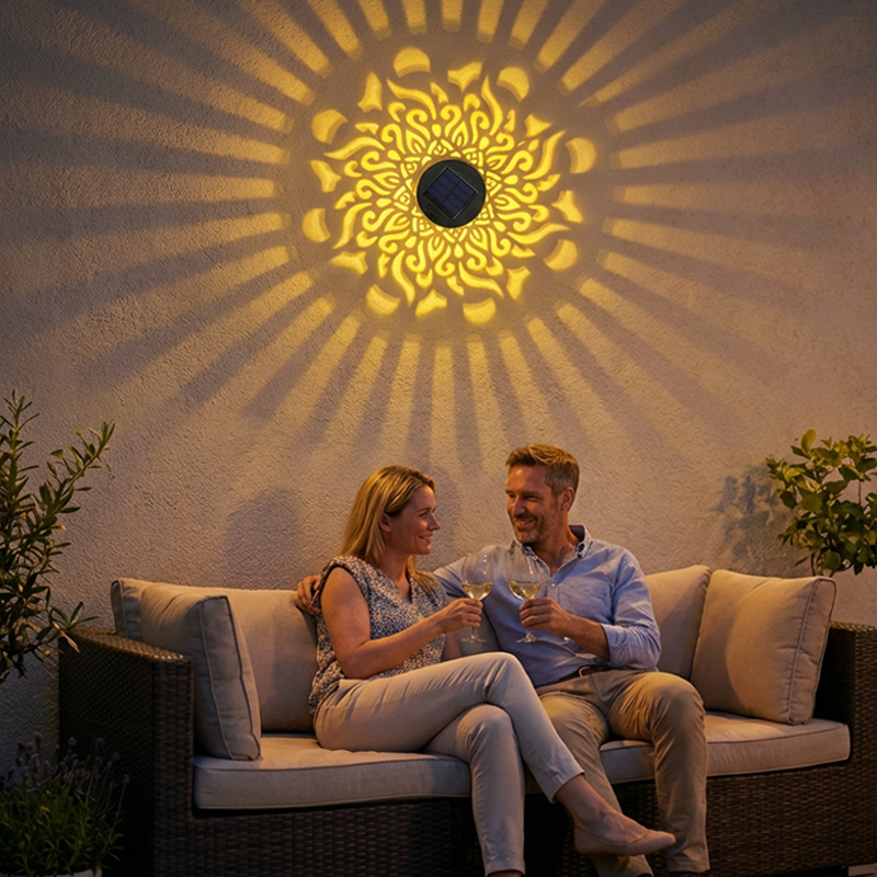 Lámpara Solar Proyector de Mandala para Jardín - vista 6