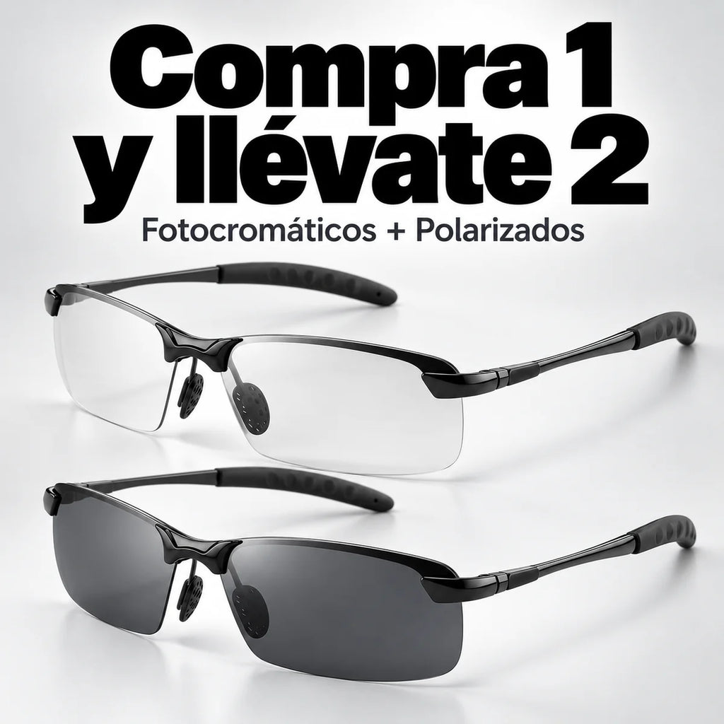 Lentes fotocromáticos VisionMax: compra 1 y llévate 2